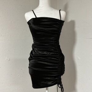 Dress Summer High Sense Lace-up Sexy Halter Spice Bag Hip Skirt small Privi